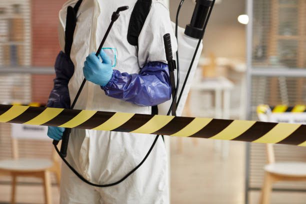 Professional Crime Scene Cleanup technician working in Alpine, NJ